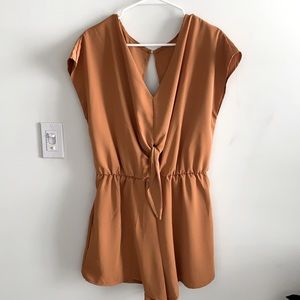 Burnt Orange Romper